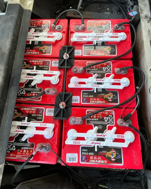 Golf cart battery replacement and lithium upgrade work