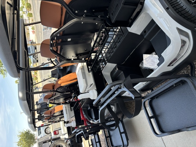 Rear golf equipment platform on the Stone KANDI GOAT 2P