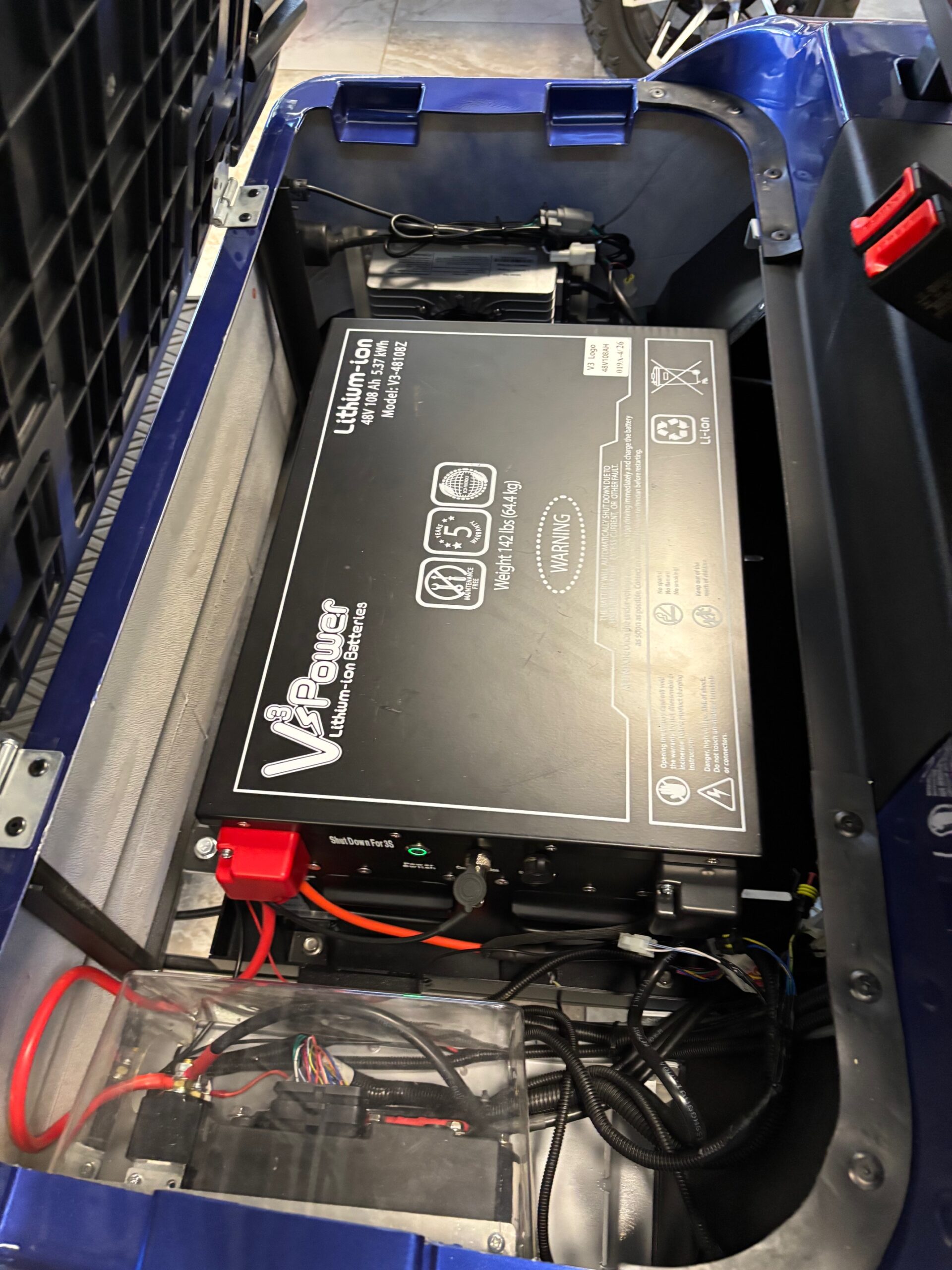 High quality lithium battery upgrade photo from Arizona Golf Cart Repair