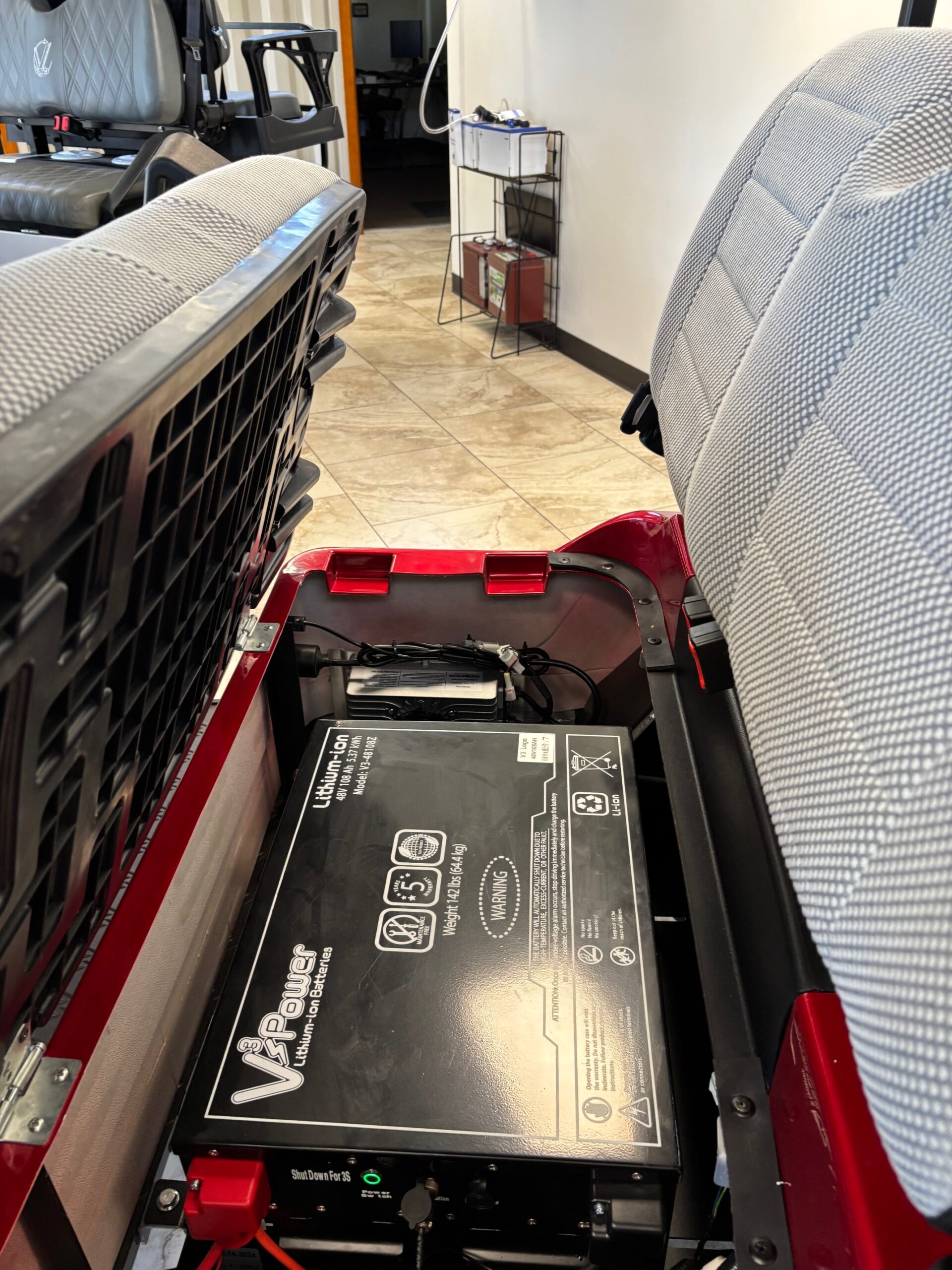 Golf cart battery bay service at Arizona Golf Cart Repair