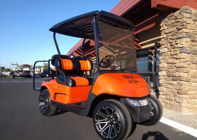 customized golf cart