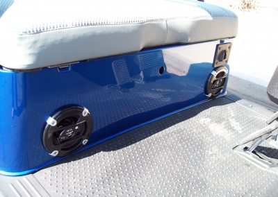 audio system in golf cart