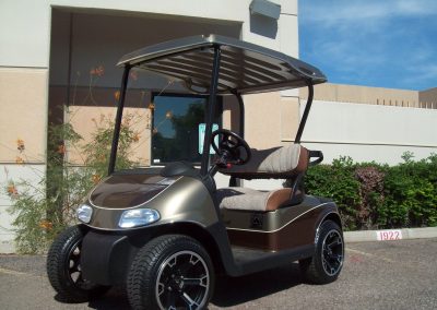 custom rebuilt golf cart