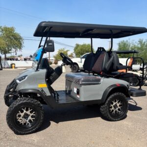 2024 Shadow Grey Kandi Kruiser, 4 Passenger Golf Cart