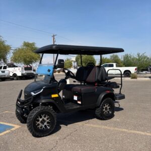 2024 Matte Black Kandi Kruiser, 4 Passenger Golf Cart